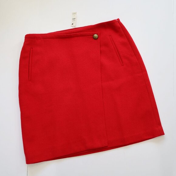 TALBOTS Size 12 Red Skirt NWT - Picture 1 of 6